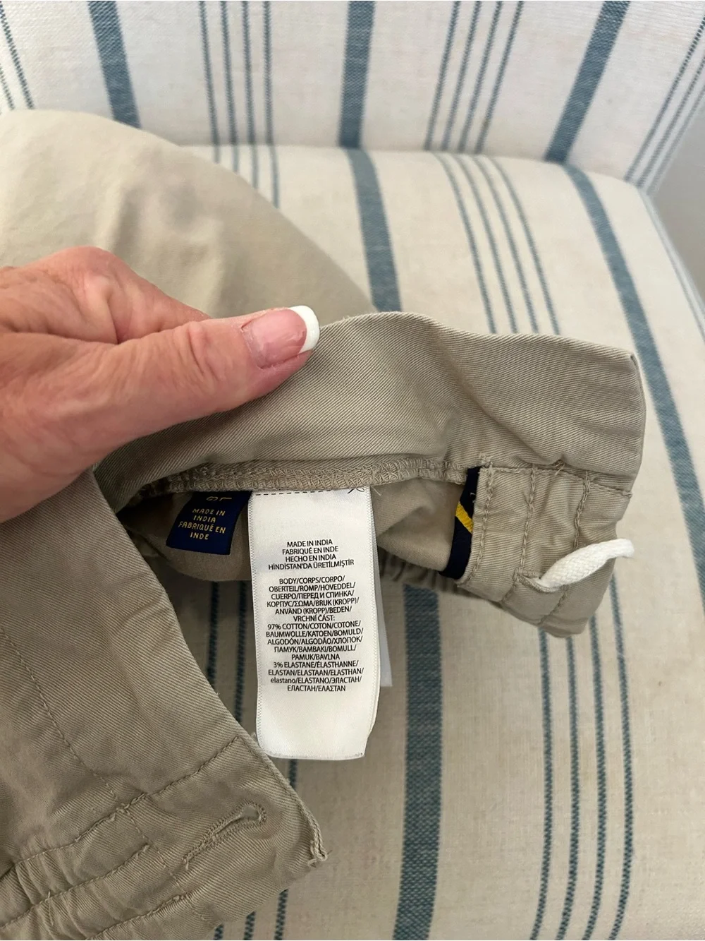 Polo by Ralph Lauren Tan Flat-Front Men's Shorts